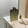 Ceramic electroplated vase, light luxury gold metallic texture vase, living room decorative item, Nordic light luxury style home furnishing Specification image